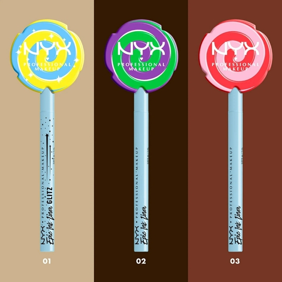 2PC🎁Gift Idea🎁BNIB NYX SPICE SPICE BABY & GINGERSNAP SWIRL Epic Eyeliner Duo!! - Picture 11 of 15